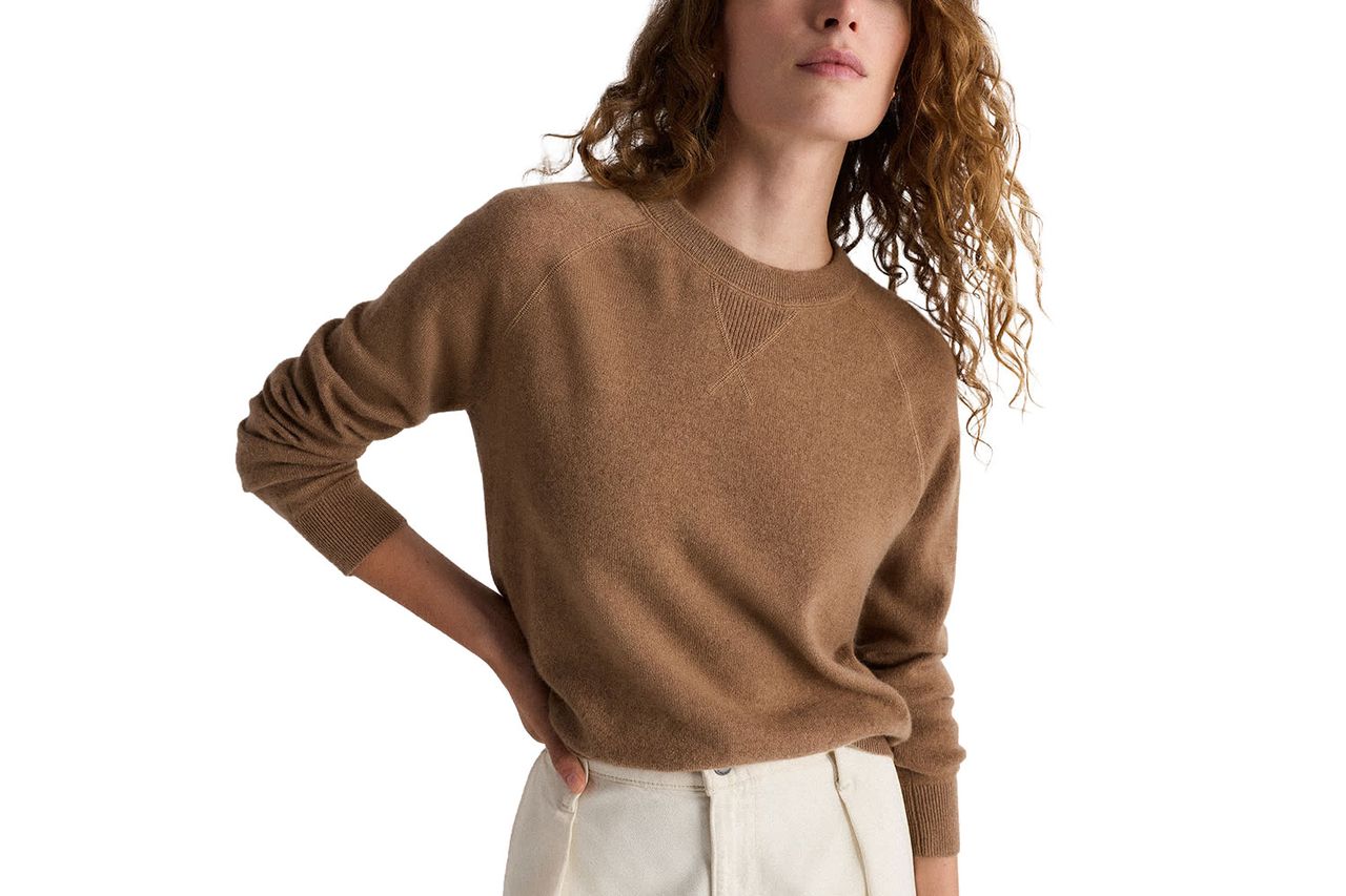 quince cashmere sweatshirt Credit: Quince