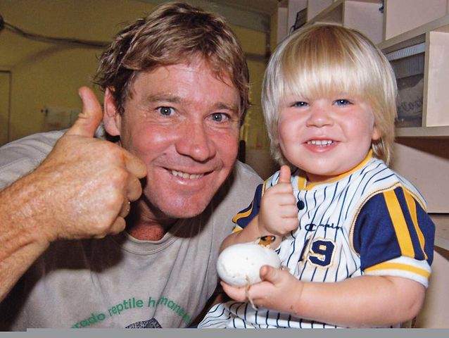 Steve Irwin with his son RobertCredit: Robert Irwin/Instagram