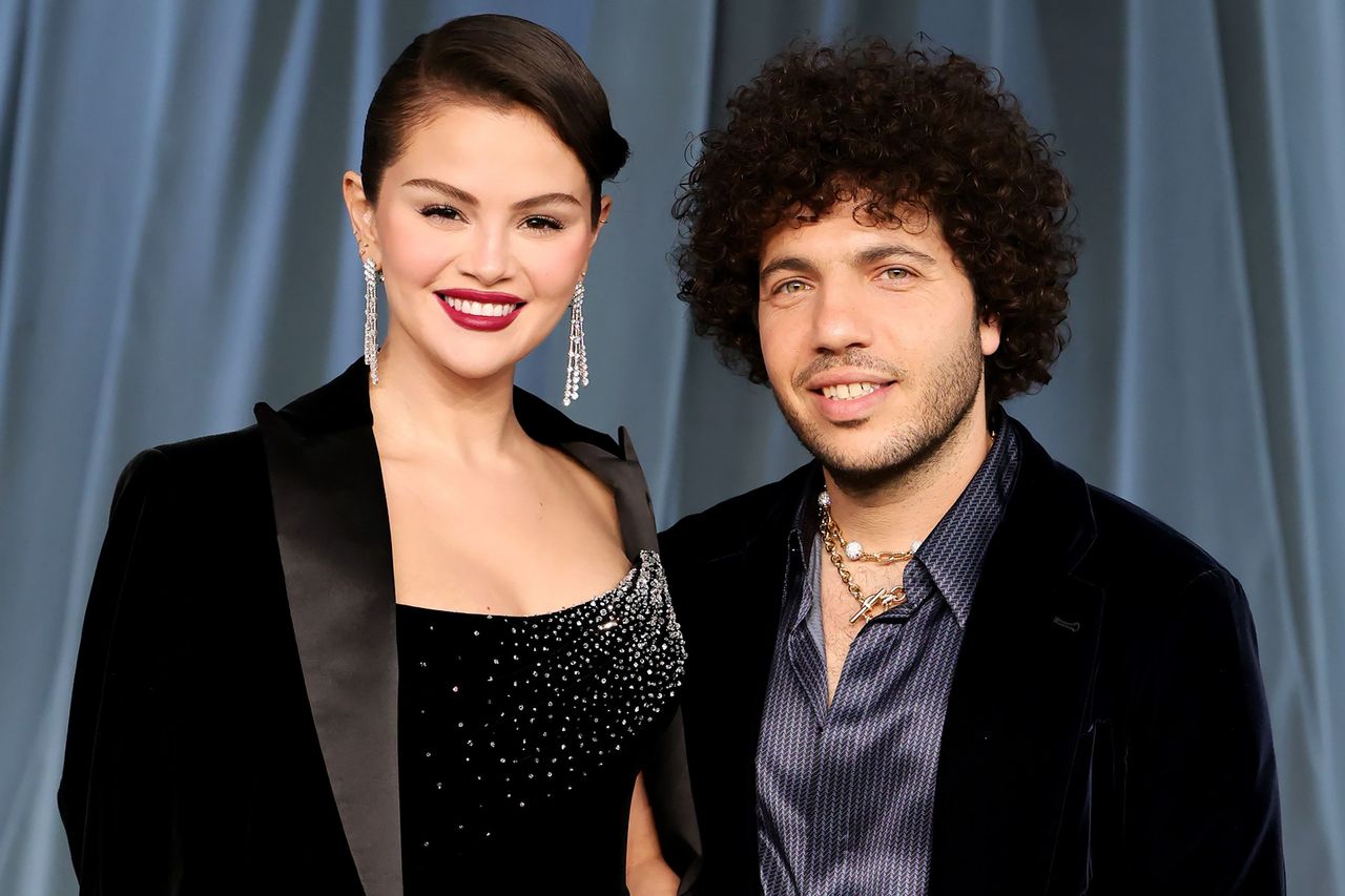 Selena Gomez and Benny Blanco on October 18, 2025 in Los Angeles, California.Credit: Emma McIntyre/Oscars/Getty