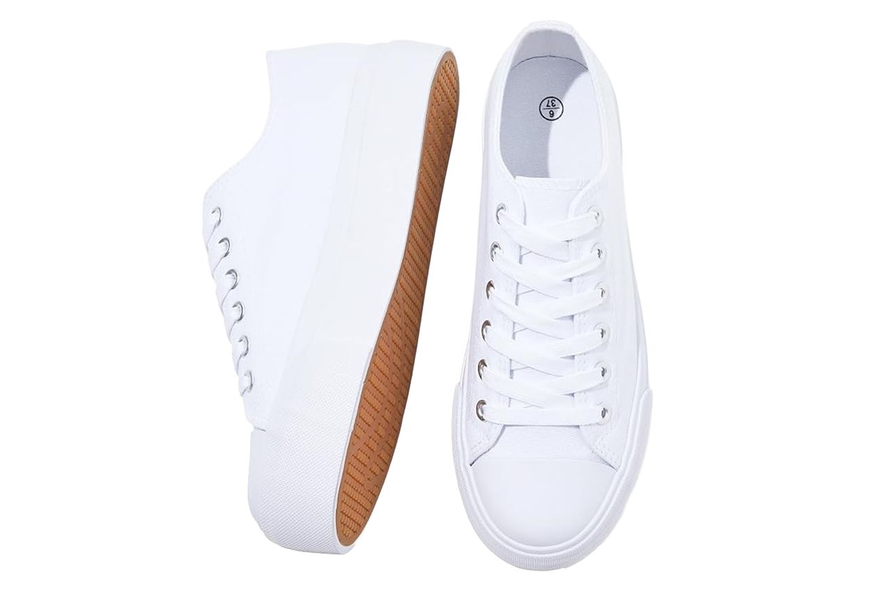 Sernial Women's Platform Sneakers Credit: Amazon