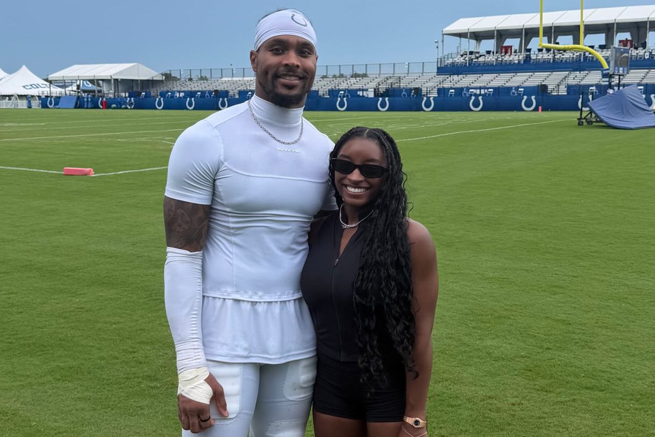 Jonathan Owens and Simone Biles in August 2026Credit: Simone Biles/Instagram