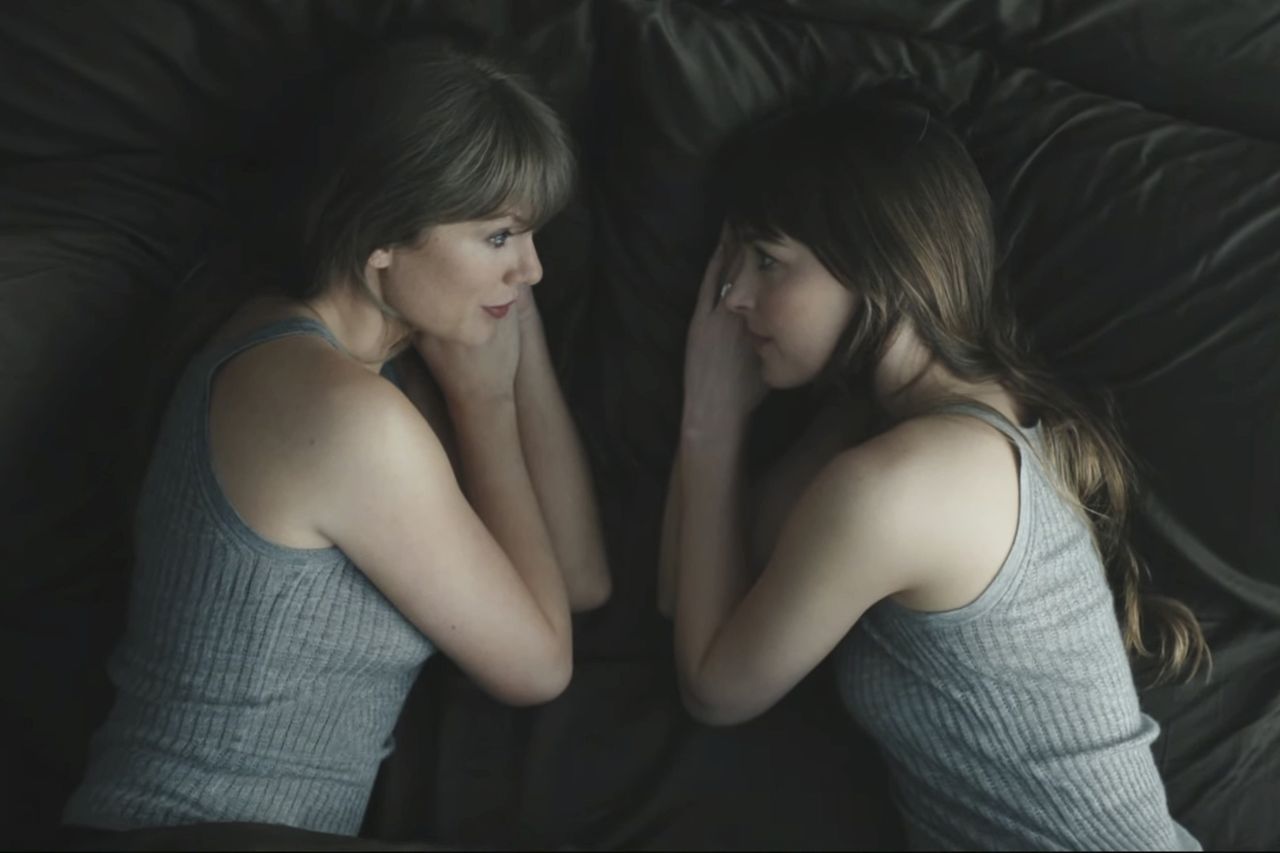 Taylor Swift and Dakota Johnson in ‘Patient Zero’Credit: CBS