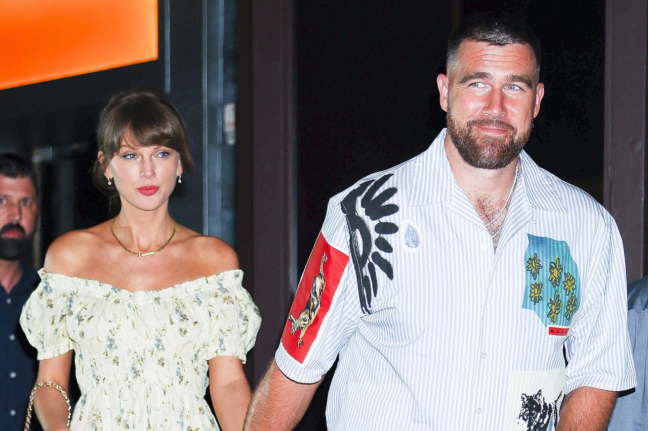 Taylor Swift and Travis Kelce seen at Zero Bond in NoHo on May 15, 2026 in New York City.Credit: Aeon/GCImages