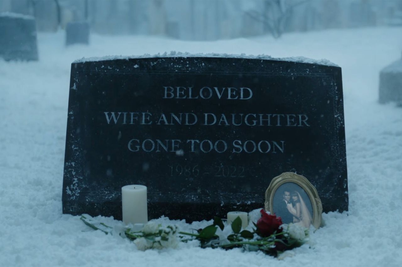 Taylor Swift’s fictional grave in “Patient Zero”Credit: CBS