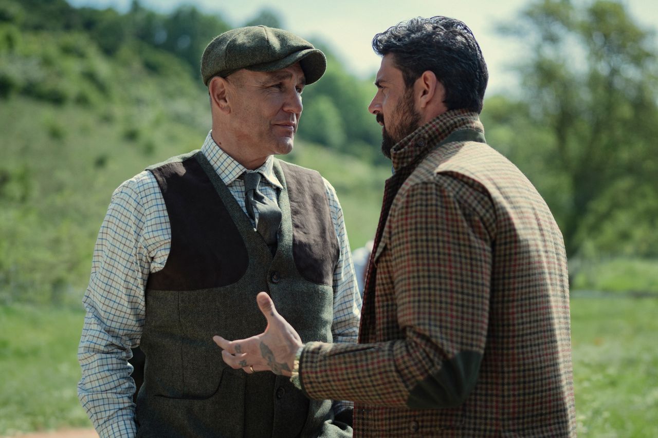 Vinnie Jones and Michele Morrone in ‘The Gentlemen.’Credit: Christopher Raphael/Netflix