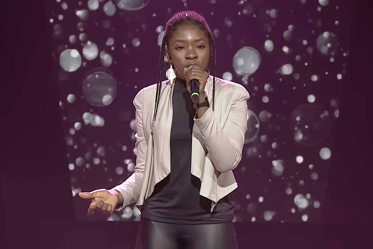 Ifunanya Nwangene on ‘The Voice Nigeria.’Credit: The Voice Nigeria/YouTube