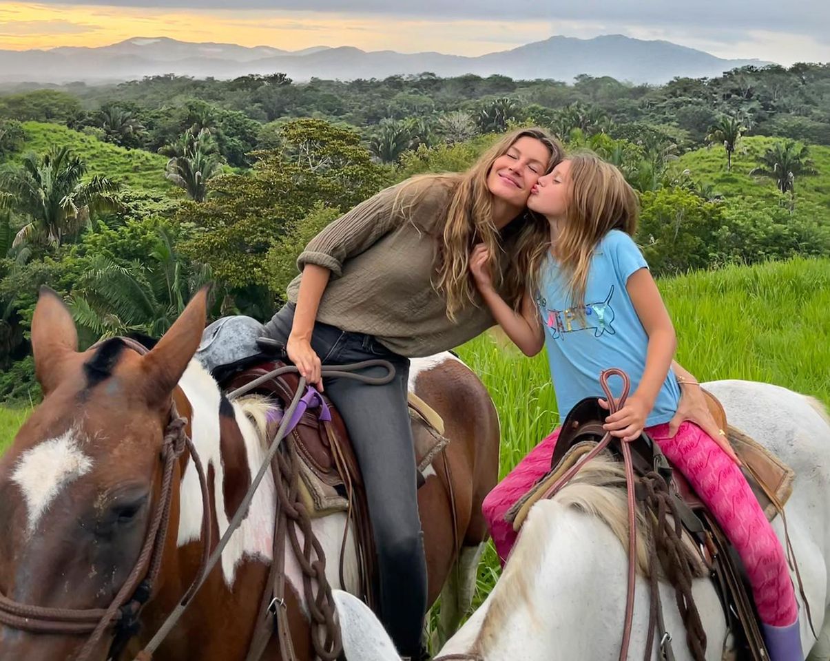 Gisele Bündchen and her daughter Vivian Brady.Credit: Gisele Bündchen/Instagram