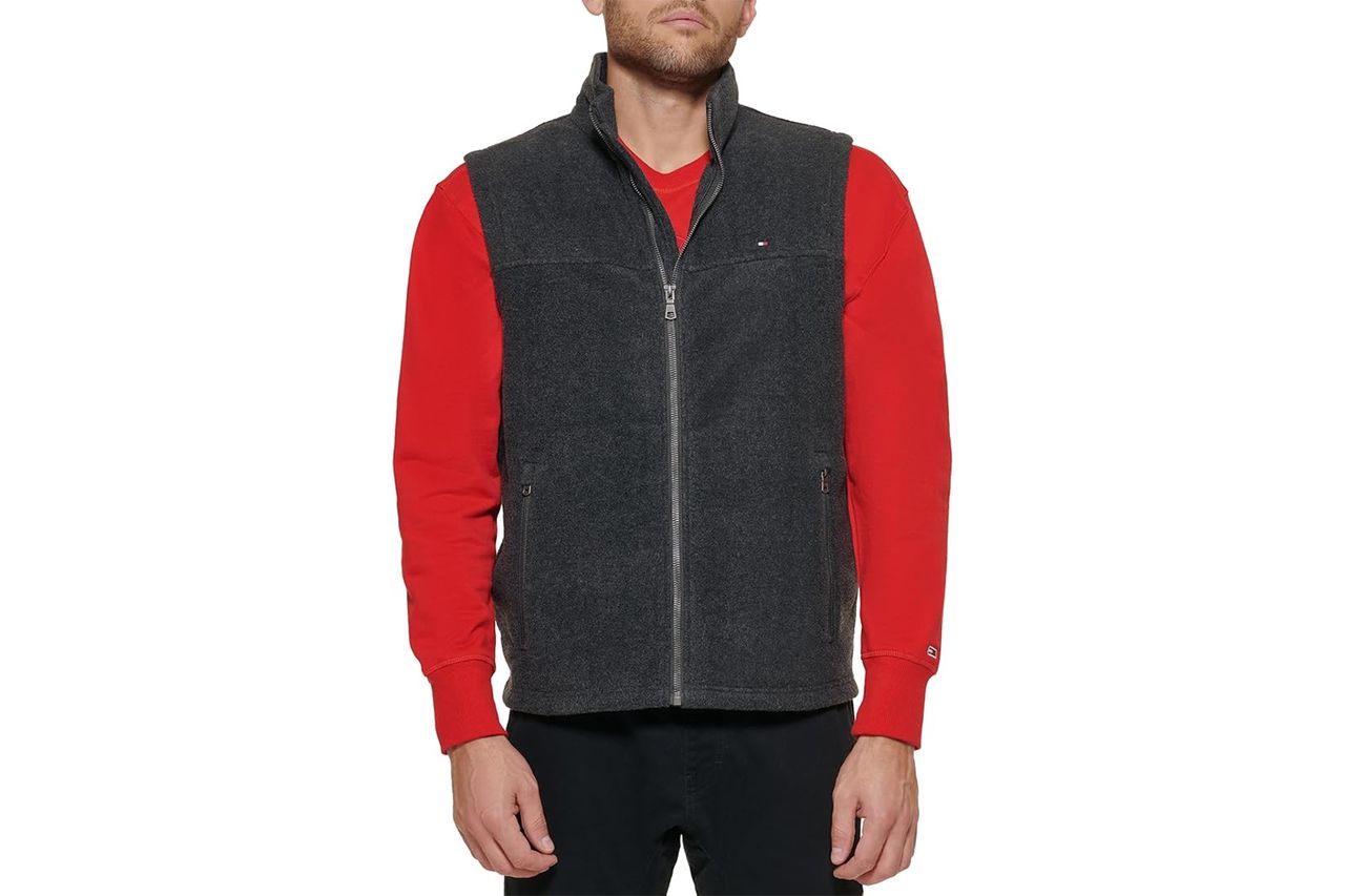 Tommy Hilfiger Men's Lightweight Polar Fleece Vest Credit: Amazon