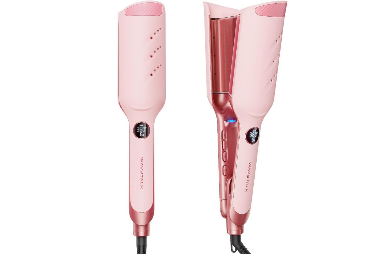 Wavytalk Power Wave Hair Crimper, Curling Iron Hair Crimper Waver, Ventilation Design Credit: Amazon