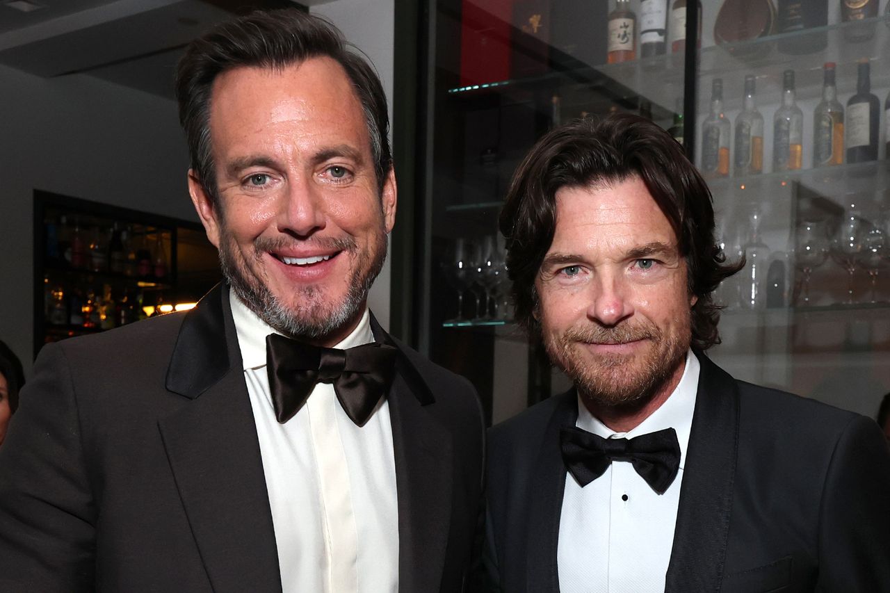 Will Arnett and Jason Bateman attend Netflix’s Golden Globe afterparty 2026 at Spago on January 11, 2026Credit: Kevin Mazur/Getty