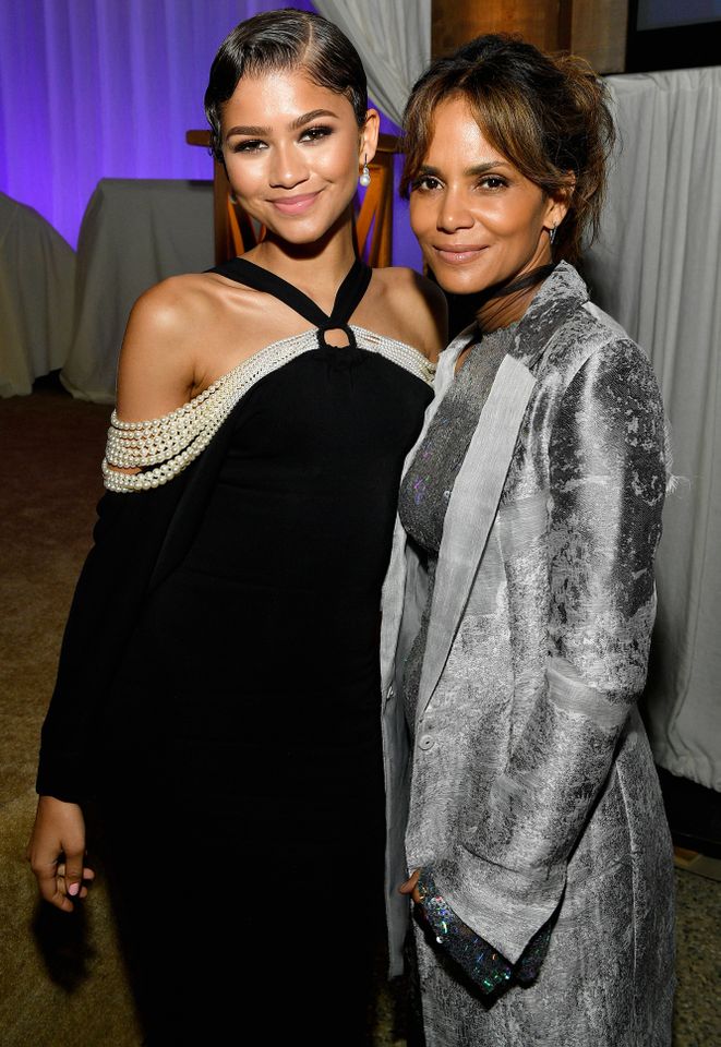 Zendaya and Halle Berry at the 16th Annual Chrysalis Butterfly Ball in Los Angeles in June 2017Credit: Matt Winkelmeyer/Getty